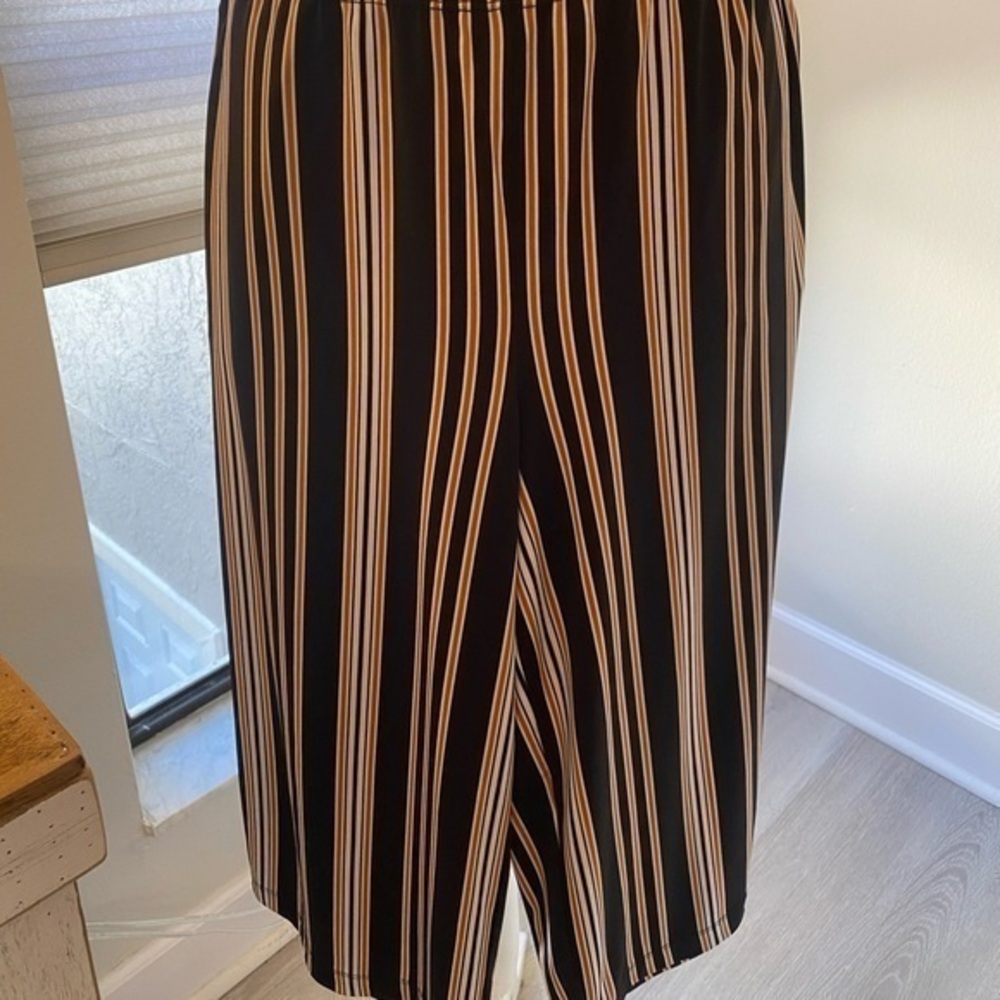 🌸Q10 - Susan Graver Liquid Knit Pants🤎🧡🖤